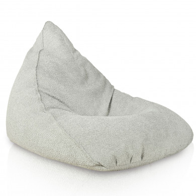 Hellgrau sitzsack liege bermuda Boucle