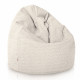 Ecru pouf poire enfants bouclé