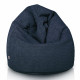 Bleu marine pouf poire enfants bouclé