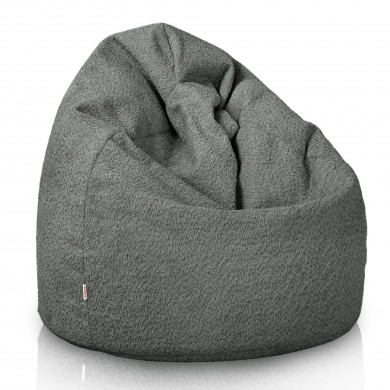 Grau sitzsack Boucle