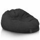 Noire géant pouf poire XXL bouclé