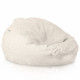 Ecru pouf poire XL bouclé