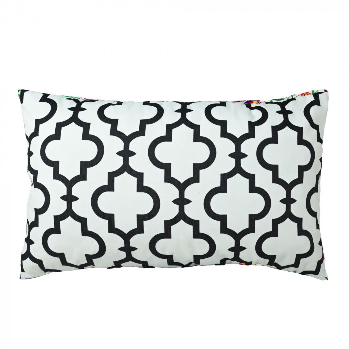 Blanc Maroc Coussin Rectangulaire Pour Salon