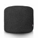 Pouf boucle cilindro noir