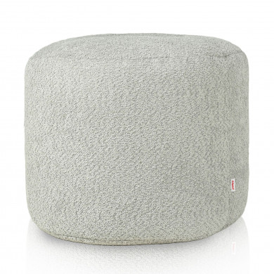 hellgrau Sitzwürfel cilindro boucle