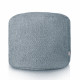 Pouf boucle cilindro bleu