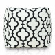 Blanc maroc pouf cube