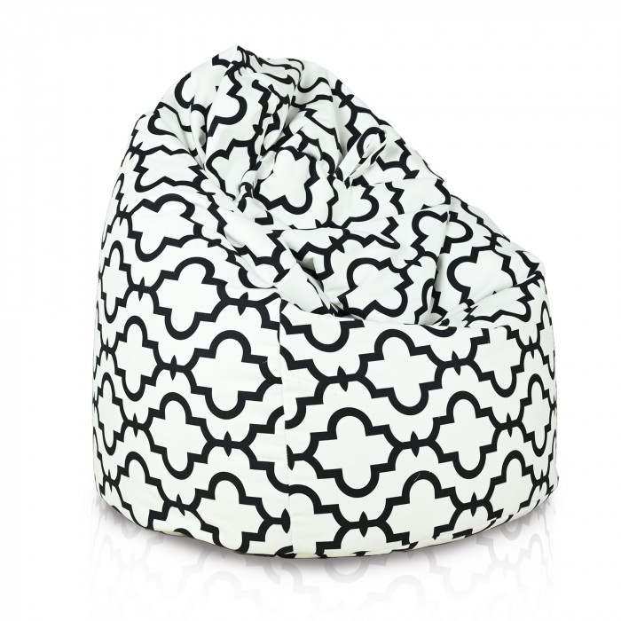 Blanc maroc pouf poire