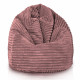 Rose délavé pouf poire enfants stripe