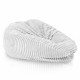 Blanc pouf poire xl stripe