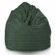 Vert foncé pouf poire xxl stripe