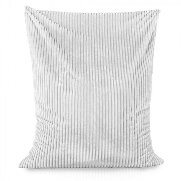 Blanc pouf poire coussin xxl stripe