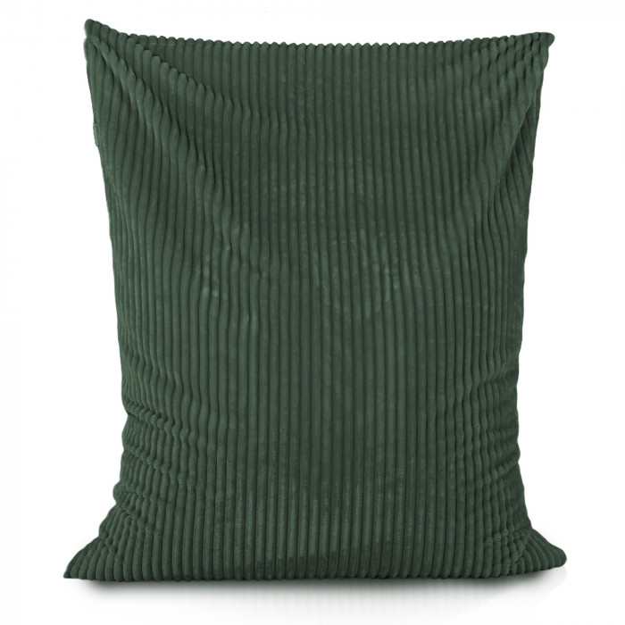 Vert foncé pouf poire coussin xxl stripe