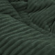 Vert foncé pouf poire coussin xxl stripe