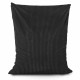 Noir pouf poire coussin xxl stripe