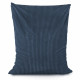 Bleu marine pouf poire coussin xxl stripe