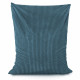 Bleu pouf poire coussin stripe