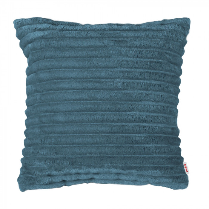 Bleu coussin décoratif carré stripe