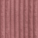 Verblasste rosa quadratisches dekokissen stripe