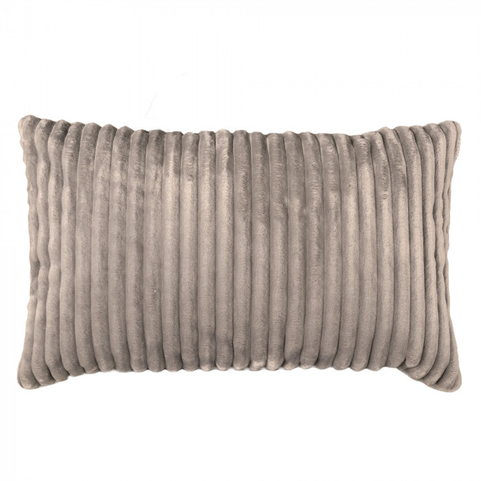 Beige coussin décoratif rectangulaire stripe