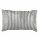 Gris clair coussin décoratif rectangulaire stripe