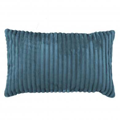 Bleu coussin décoratif rectangulaire stripe