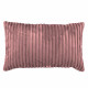 Rose délavé coussin décoratif rectangulaire stripe