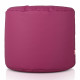 Fucsia Pouf Cylindre simili-cuir