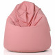 Rose clair Pouf Poire XL simili-cuir