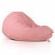 Rose clair Géant Pouf Poire XXL simili-cuir