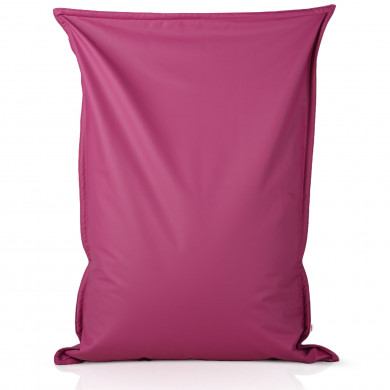 Fuchsia Pouf Poire Coussin simili-cuir