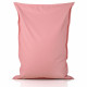 Rose clair Pouf Poire Coussin simili-cuir