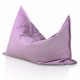 Violet clair Pouf Poire Coussin XXL simili-cuir