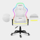 Chaise de jeu HUZARO FORCE 4.4 RGB blanche