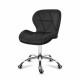 Mark Adler Future 3.0 Black Velur Chaise de bureau