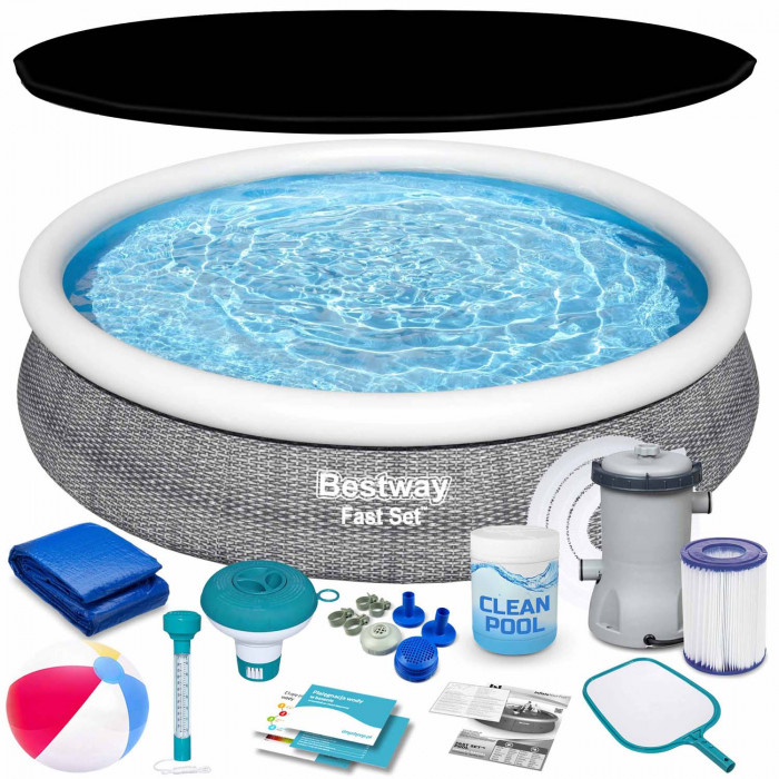 366 × 76 cm 16in1 Bestway erweiterbarer Gartenpool 57445.
