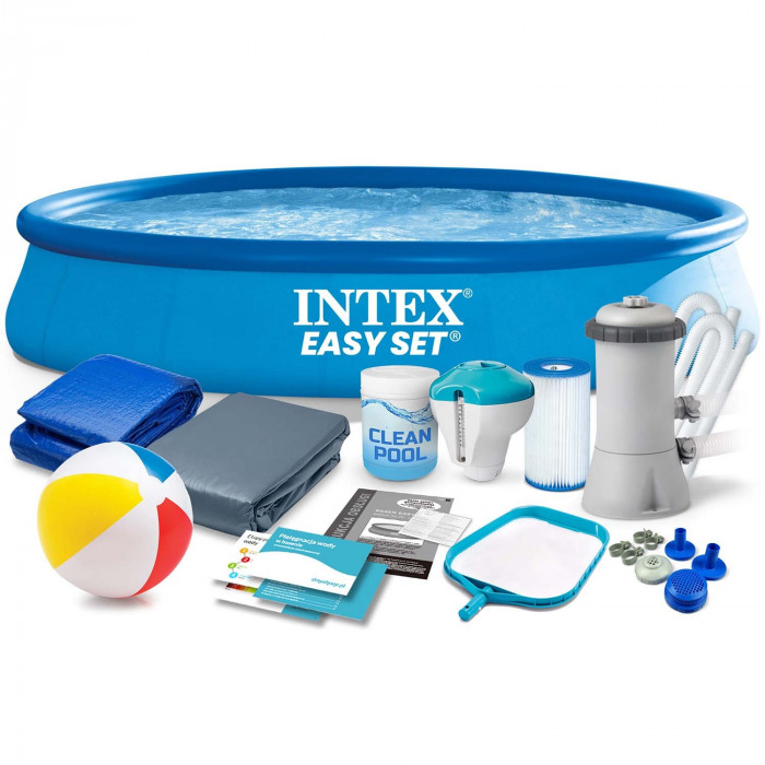 457 x 84 cm set de piscine extensible 15in1 INTEX 28158.