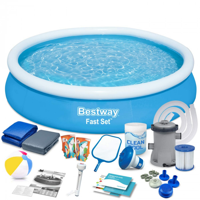 366 x 76 cm set de piscine extensible 17in1 Bestway 57274.