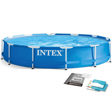 Runder Metallrahmen aufstellpool 366 x 76 cm INTEX 28210