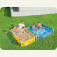 tubulaire pour enfants avec bac à sable 213 x 112 x 30,5 cm Bestway 561CF.