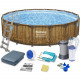 Piscine tubulaire Bestway 56977N 549 x 122 cm 12in1