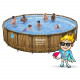 Piscine tubulaire Bestway 56977N 549 x 122 cm 12in1