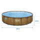 Piscine tubulaire Bestway 56977N 549 x 122 cm 12in1