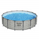549 x 122 cm 11in1 Bestway 5618Y Gartenpool mit Regal.