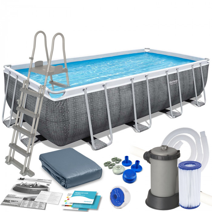 549 x 274 x 122 cm 12in1 Bestway piscine hors sol à tubulaire 56998.