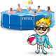 Gestellter Gartenpool 457 x 122 cm 17in1 INTEX 28242