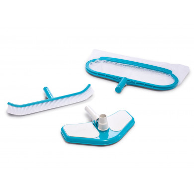 Set mit Reinigungszubehör - Netz, Bürste, Staubsauger INTEX 29057