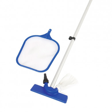 Bestway Poolreinigungsset 167cm Stock + Sauger + Netz 58013