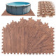 Tapis en mousse sous le puzzle de la piscine 50 x 50 cm 8 pcs