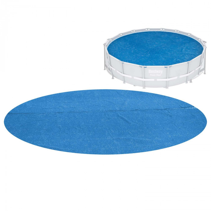 Couverture solaire pour piscines 488 cm Bestway 58253.